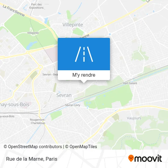 Rue de la Marne plan