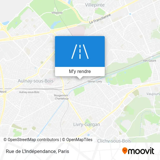 Rue de L'Indépendance plan