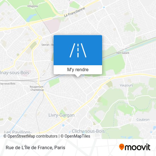 Rue de L'Île de France plan