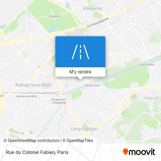 Rue du Colonel Fabien plan