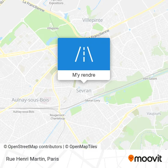 Rue Henri Martin plan