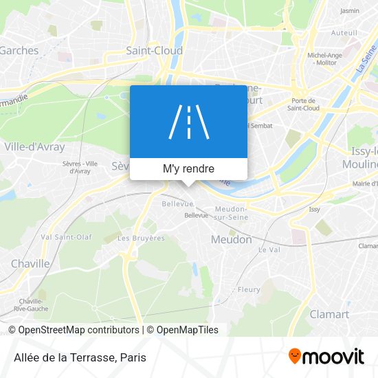 Allée de la Terrasse plan
