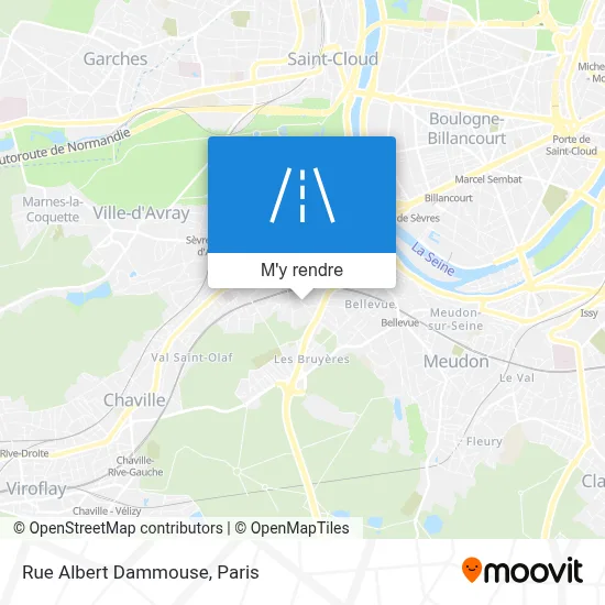 Rue Albert Dammouse plan