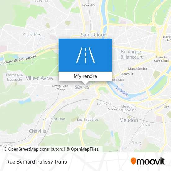 Rue Bernard Palissy plan