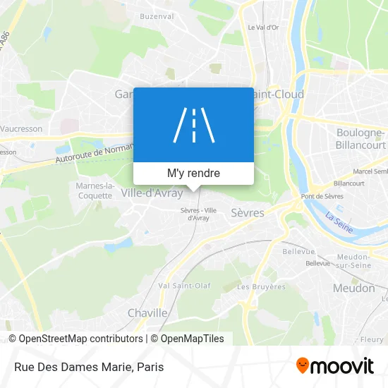 Rue Des Dames Marie plan