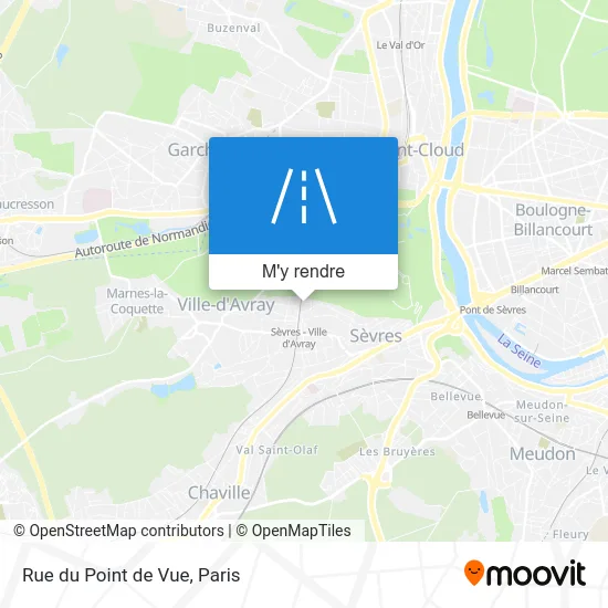 Rue du Point de Vue plan