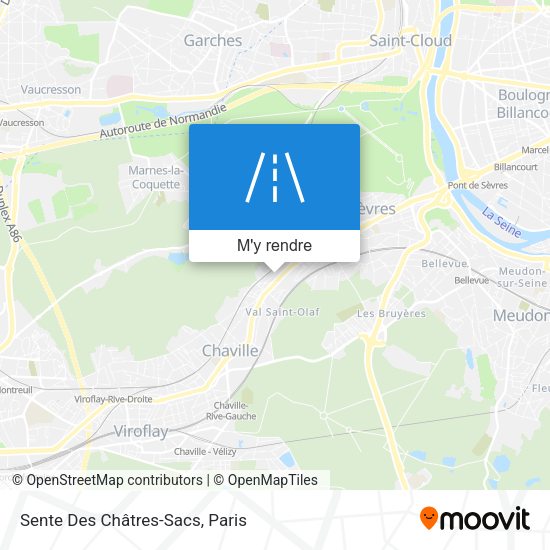 Sente Des Châtres-Sacs plan