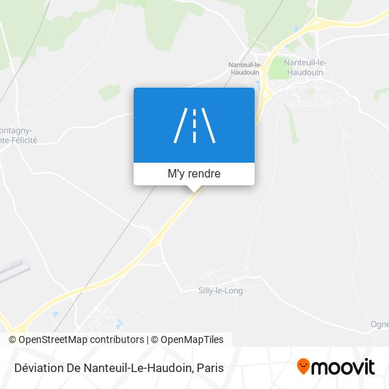 Déviation De Nanteuil-Le-Haudoin plan