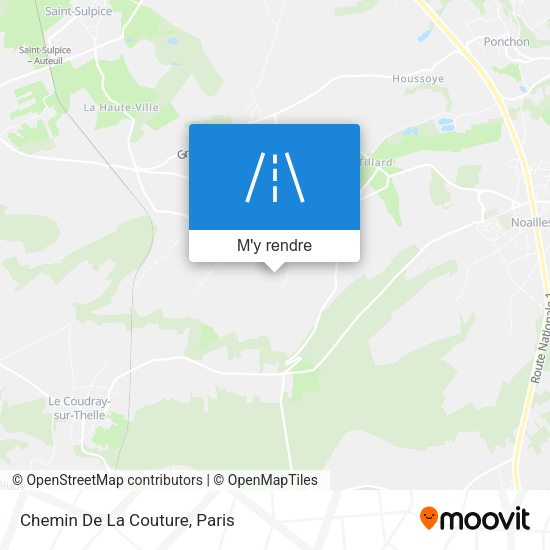 Chemin De La Couture plan