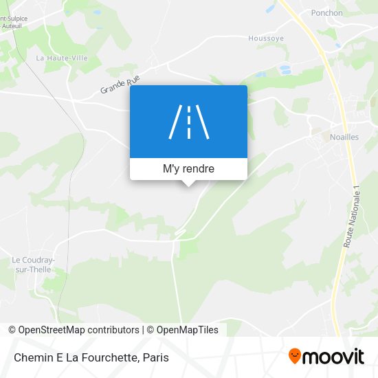 Chemin E La Fourchette plan