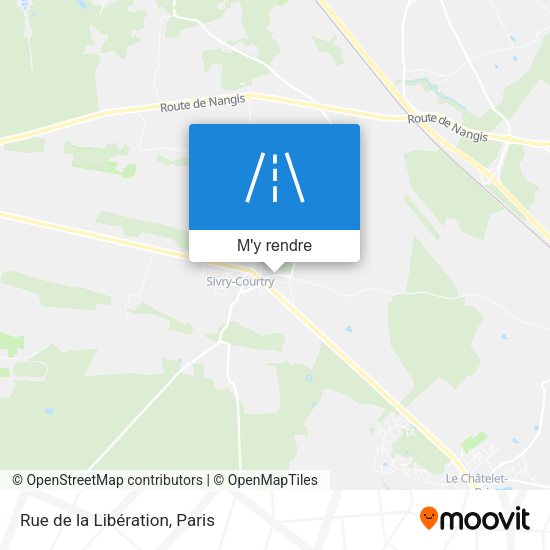 Rue de la Libération plan