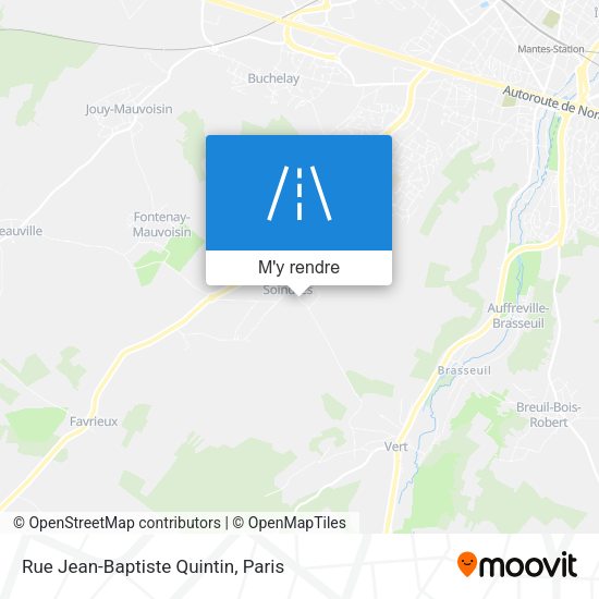 Rue Jean-Baptiste Quintin plan
