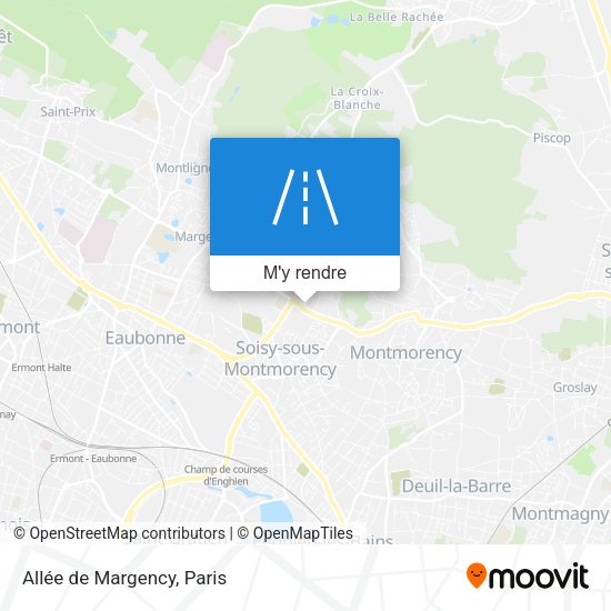 Allée de Margency plan