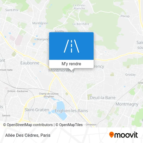 Allée Des Cèdres plan