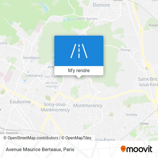 Avenue Maurice Berteaux plan