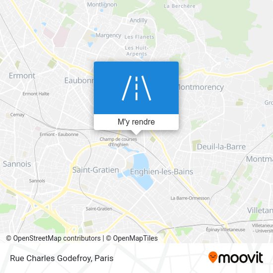 Rue Charles Godefroy plan