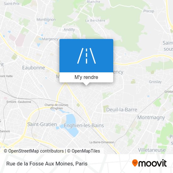Rue de la Fosse Aux Moines plan