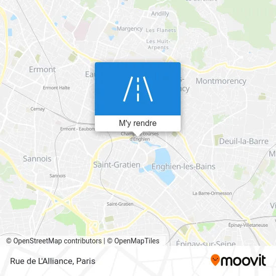 Rue de L'Alliance plan