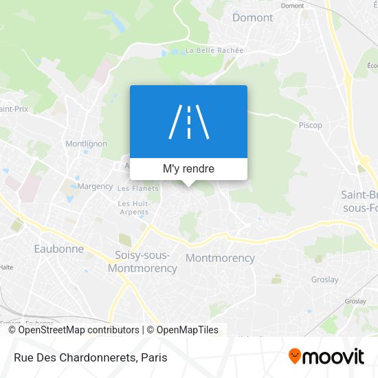 Rue Des Chardonnerets plan
