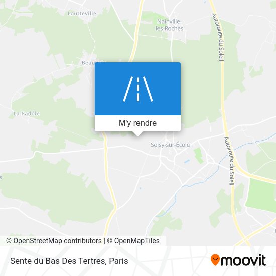 Sente du Bas Des Tertres plan
