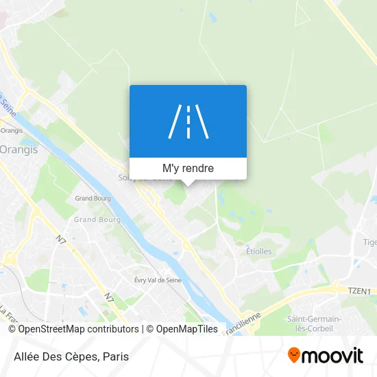 Allée Des Cèpes plan