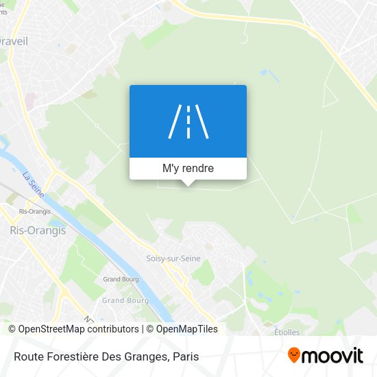 Route Forestière Des Granges plan