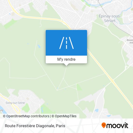 Route Forestière Diagonale plan