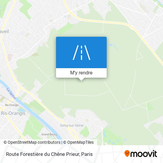 Route Forestière Du Chêne Prieur plan