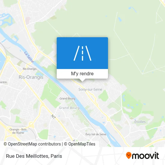 Rue Des Meillottes plan