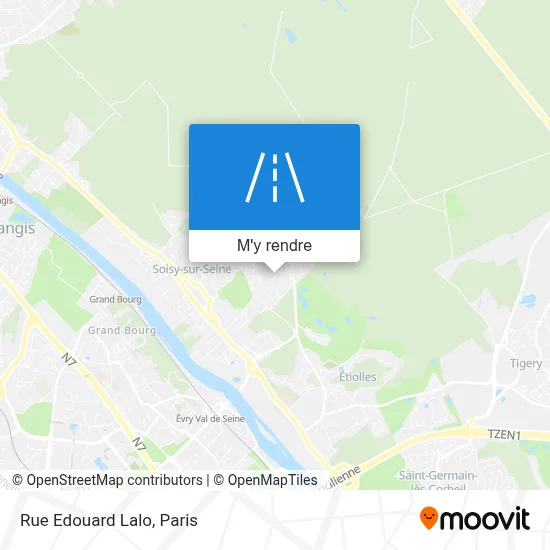 Rue Edouard Lalo plan