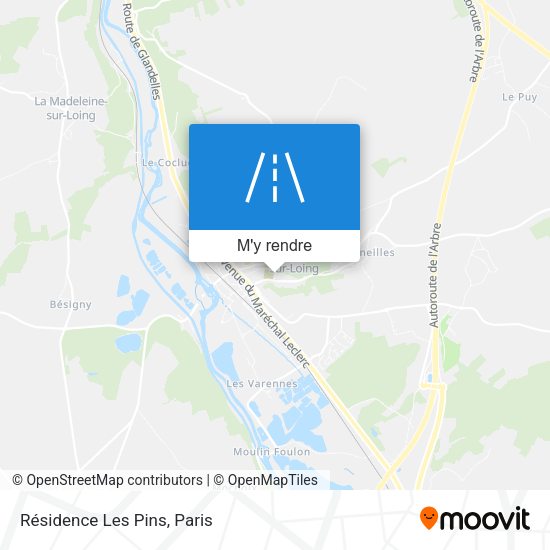 Résidence Les Pins plan