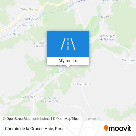 Chemin de la Grosse Haie plan