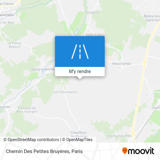 Chemin Des Petites Bruyères plan