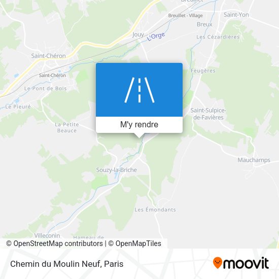 Chemin du Moulin Neuf plan