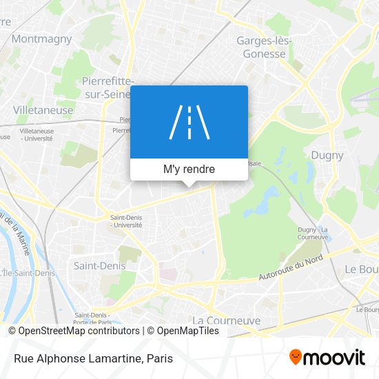 Rue Alphonse Lamartine plan
