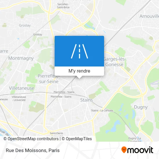 Rue Des Moissons plan