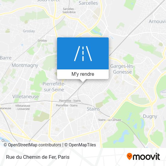 Rue du Chemin de Fer plan
