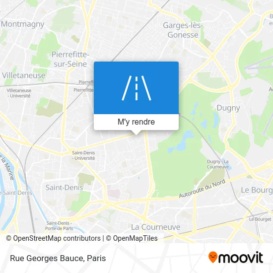 Rue Georges Bauce plan