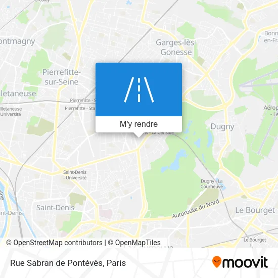 Rue Sabran de Pontévès plan