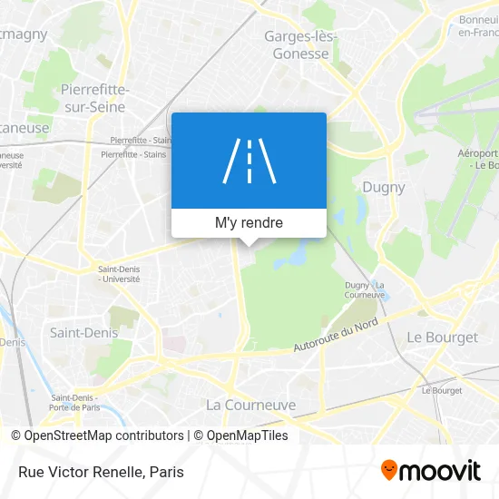 Rue Victor Renelle plan