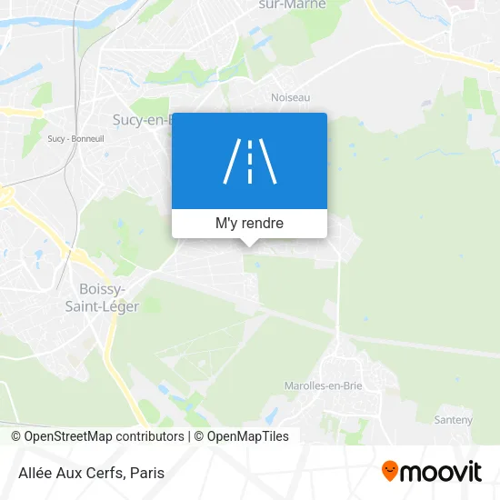 Allée Aux Cerfs plan