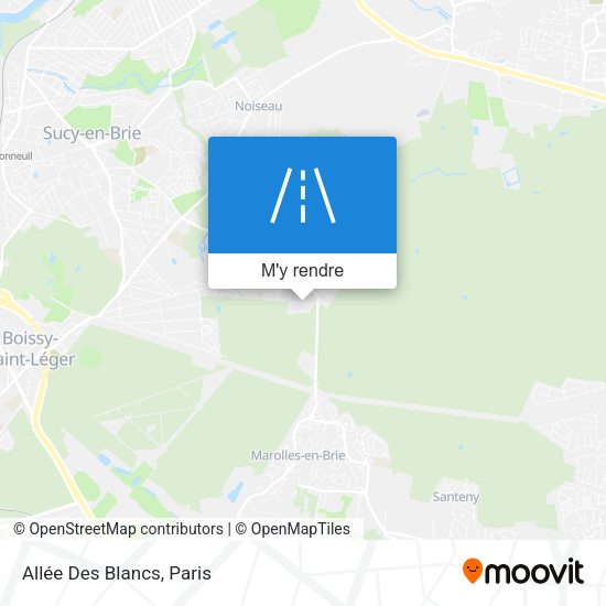 Allée Des Blancs plan