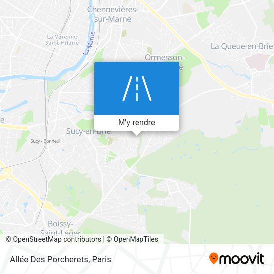 Allée Des Porcherets plan