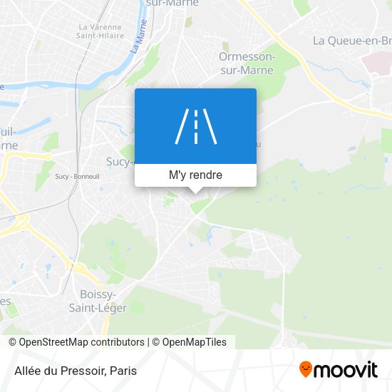 Allée du Pressoir plan