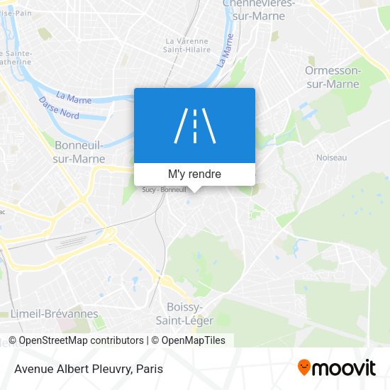 Avenue Albert Pleuvry plan