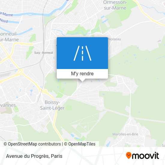 Avenue du Progrès plan