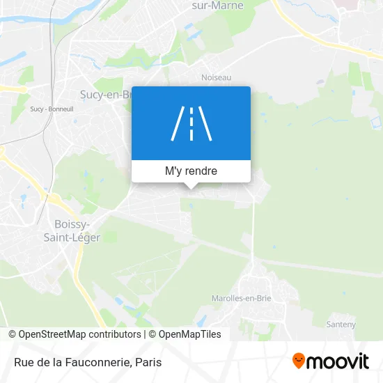 Rue de la Fauconnerie plan