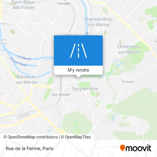 Rue de la Ferme plan