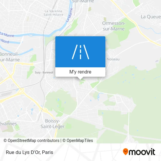 Rue du Lys D'Or plan