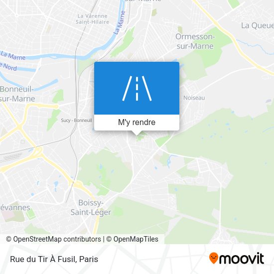 Rue du Tir À Fusil plan